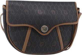 Dior Pre-owned Cross Body Bags, female, Black, Size: ONE SIZE Pre-owned Vintage Honeycomb Flap Crossbody Bag