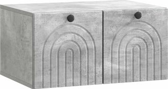 vidaXL Mueble Para Tv De Pared Gris Hormig&oacute;n 59,5 X 41 X 30 Cm Vidaxl