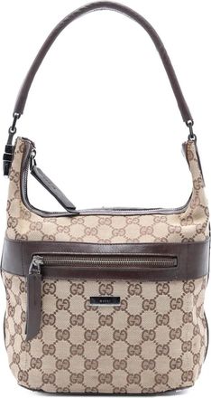 Gucci Borsa a spalla in tela GG 2000-2015 - Marrone