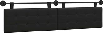vidaXL Cabecero Colgante Negro Cuero Sint&eacute;tico Vidaxl