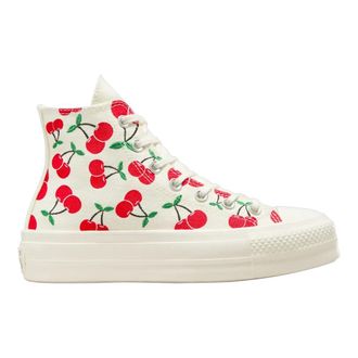 Converse Chuck Taylor All Star Lift Sneakers in Cherry/Egret Women High-Top