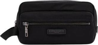 Gianni Chiarini Oslo Toilet Bag - Dames - Toilettassen - Zwart - ONE Size - Nylon - Tassen
