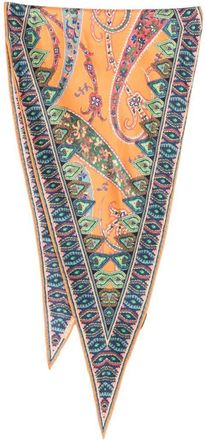 Etro Patterned Silk Scarf