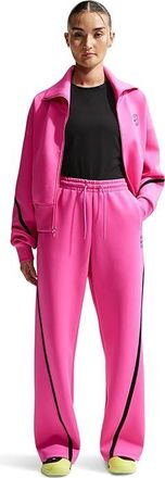 Nike Advantage Dri-FIT Mid-Rise Tennis Pants Womens Clothing Laser Fuchsia/Black : LG (US 12-14), Polyester/Spandex
