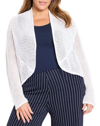 Nic+Zoe Nic+Zoe Plus Mesh Cocoon Cardigan