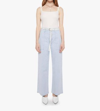 Mother The Spinner Utility Nerdy Jeans In Shows On The Road