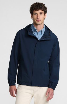 Lands End Squall Waterproof Packable Rain Jacket in Radiant Navy at Nordstrom, Size Xx-Large