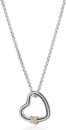 John Hardy Bamboo Heart Pendant Necklace - NZZP501142DIX16-18