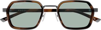 Gucci Sunglasses, male, Brown, Size: 51 MM Sunglasses