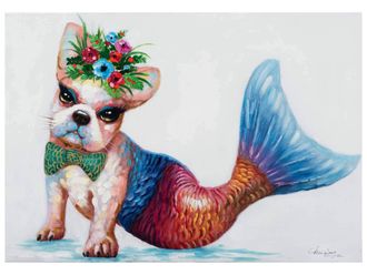 Schubiger M&ouml;bel Bild Witzige Meerjungfrau Als Hund