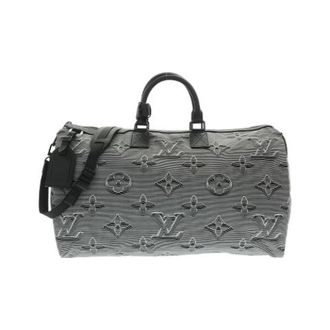 Louis Vuitton Pre-owned 2054 Keepall Bandouliere Canvas Boston Bag - unisex - Louis Vuitton Vintage - Vintage Weekend Bags - Black - ONE SIZE - Pre-owned