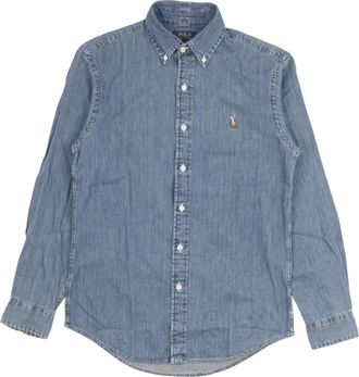 Polo Ralph Lauren Casual Overhemden - Heren - Spijkeroverhemden - Blauw - M - Denim - Overhemden