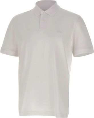 HUGO BOSS T-shirts en Poloshirts WIT - Heren - Polos - Wit - S - Katoen - Tops