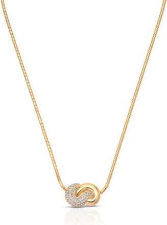 Ettika Love Me Knot Pendant Necklace in Gold at Nordstrom