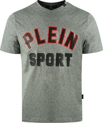 Plein Sport Bloklogo Grijze T-Shirt