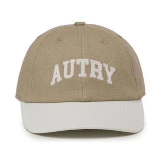 Autry Baseballpet met geborduurd logo - unisex - Petten - Beige - ONE Size - Katoen - Accessoires