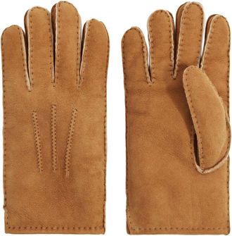 Reiss Agon Shearling Gloves