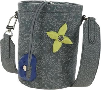Louis Vuitton Pre-owned Vintage Monogram Canvas Bucket Bag - Dames - Vintage Tas - Grijs - ONE Size - Vintage
