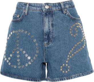 Moschino Denim Shorts - Dames - Denim shorts - Blauw - W29 - Denim - Korte Broeken