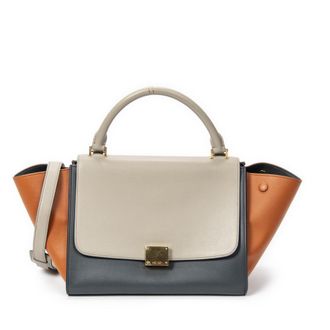 Celine Small Tricolor Trapeze Schoudertas