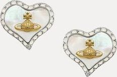 Vivienne Westwood Petra Earrings Platinum-gold-white-pearl-tint-mop-white-opal Platinum-gold-white-pearl-tint-mop-white-opal Women