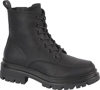 Jo & Joe Jo and Joe Womens Ankle Boots Montreal Lace up and Side Zip-Black-7