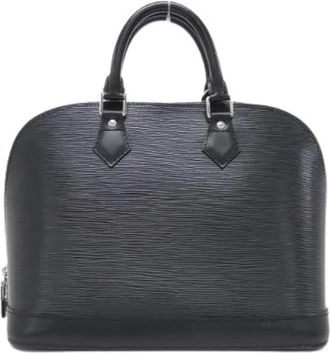 Louis Vuitton Pre-owned Handbags, female, Black, Size: ONE SIZE Pre-owned Leather Handbag