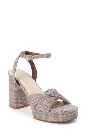 Matisse Footwear Platform Ankle Strap Sandal in Brown Stripe at Nordstrom Rack, Size 10