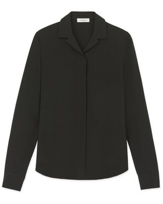 Lafayette 148 New York Plus Slim Hidden Closure Blouse
