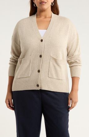 Seasalt Cornwall Senara Merino Wool Blend Cardigan in Aran at Nordstrom, Size 18 Us