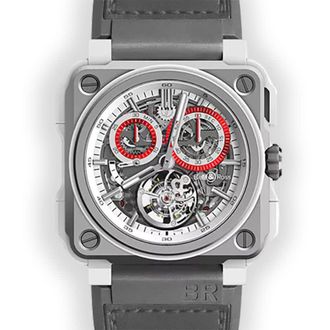Bell & Ross Tourbillon Chronograph Automatic Mens Watch BRX1-CHTB-WHC
