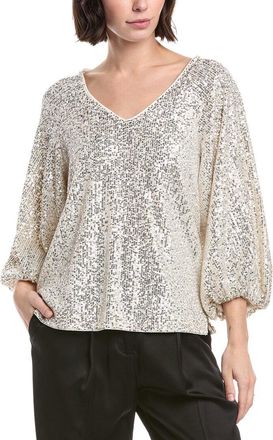 Vince Camuto Sequin Raglan Blouse