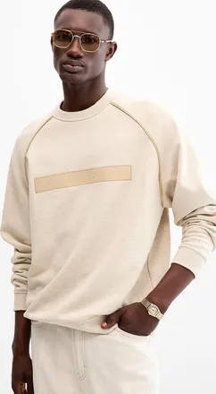 HUGO BOSS Mens Dalim velvety logo sweatshirt