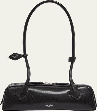 Alaia Le Teckel Small Lizard Shoulder Bag