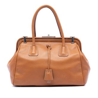 Prada Pre-owned Prada Goatskin Madras Cerniera Handbag MTDMA8NMX5WJVG05