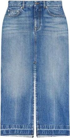 Givenchy Denim Skirts, female, Blue, Size: XS GIV Skirt E26