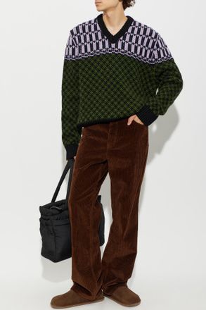 Marni Corduroy Trousers, Mens, Brown