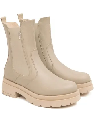 Nero Giardini 50mm Beatles ankle boots - women - Leather/Leather/Rubber - 40 - Neutrals