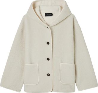 Tout &agrave; Coup Giacca con cappuccio e tasca - Toni neutri