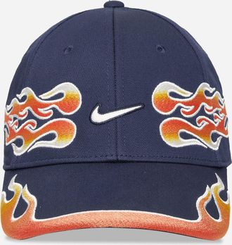 Nike Club Structured OG Flame Cap Midnight Navy