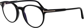 Tom Ford FT5695-B Black Acetate Optical Eyeglasses - Black
