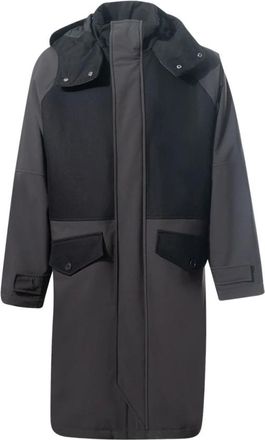 Herno Parka - Heren - Parka Jassen - Zwart - L - Polyester - Jassen