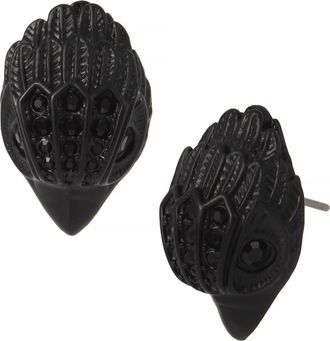 Kurt Geiger Eagle Stud Earrings in Jet at Nordstrom