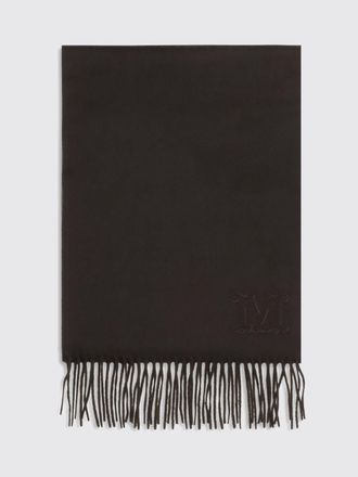 Max Mara Sciarpa in 100% puro cashmere con dettaglio logo ricamato