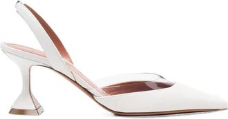 Amina Muaddi Mujer, Zapatos, Blanco, Talla: 38 1/2 EU