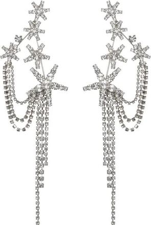 Jennifer Behr Eliana oorbellen met ster - Zilver