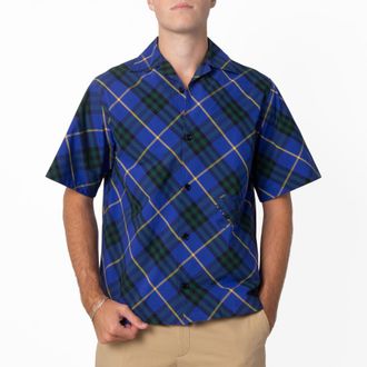Burberry EKD Check Cotton Poplin Shirt, Size X-Small