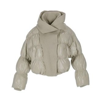 Diesel Dames, Jassen, Beige, Maat: 2XS