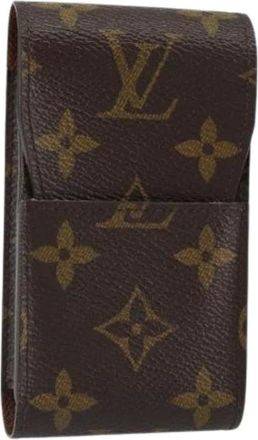 Louis Vuitton Pre-owned Accessories, female, Brown, Size: ONE SIZE Pre-owned Canvas Home-Office