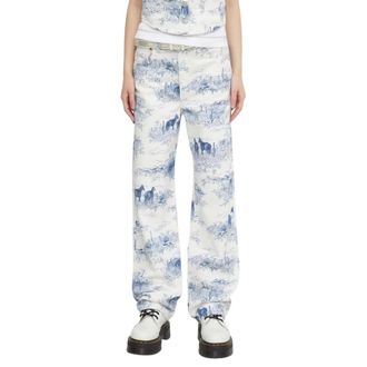 Levi's Dames, Jeans, Wit, Maat: W24 L27 Katoen